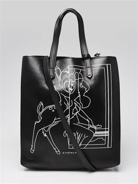 givenchy stargate leather tote bag|Givenchy Stargate Bambi® Medium Shopper Tote Bag, Black.